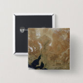 De staat Zuid-Australië Vierkante Button 5,1 Cm (Voorkant /achterkant)