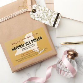 De staatslabel voor imkers in New York Rechthoekige Sticker