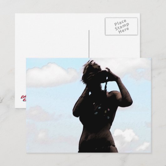 De stabiliteit (kleur) briefkaart (Voorkant / Achterkant)