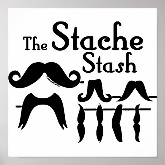 De stache Stash Poster (Voorkant)