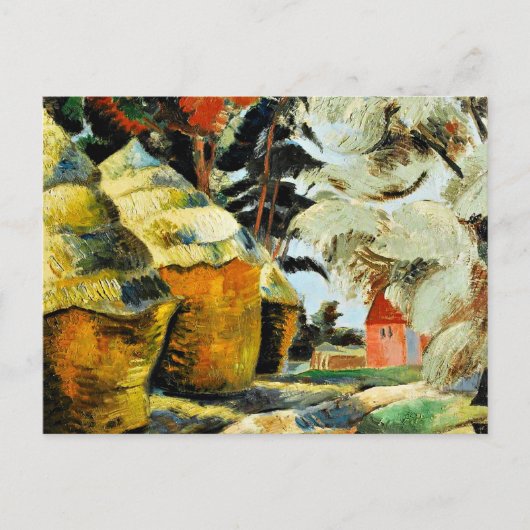 De Stackyard, beroemd schilderij van Paul Nash Briefkaart (Voorkant)