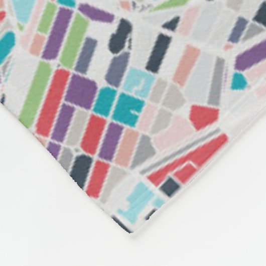 De stad Amsterdam Fleece Deken (Hoek)