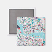 De stad Amsterdam Magneet (Voorkant / Achterkant)