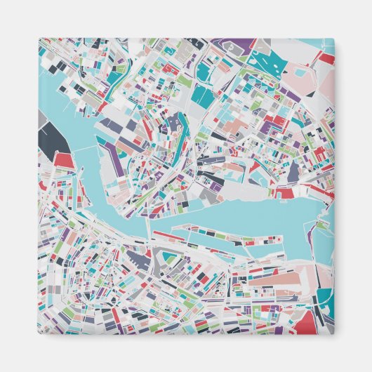 De stad Amsterdam Magneet (Voorkant)