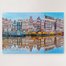 de stad Amsterdam , Nederland
