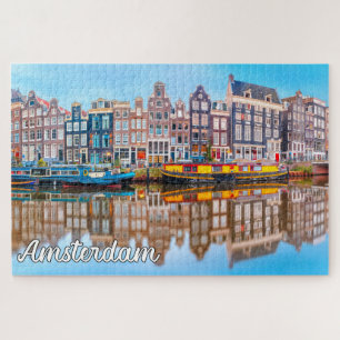de stad Amsterdam , Nederland Legpuzzel
