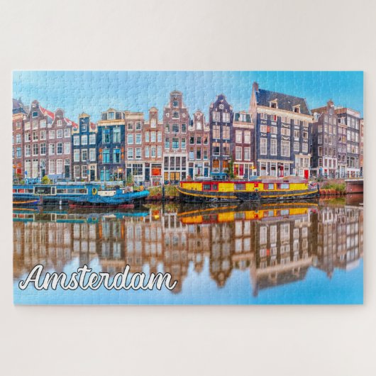 de stad Amsterdam , Nederland Legpuzzel (Horizontaal)