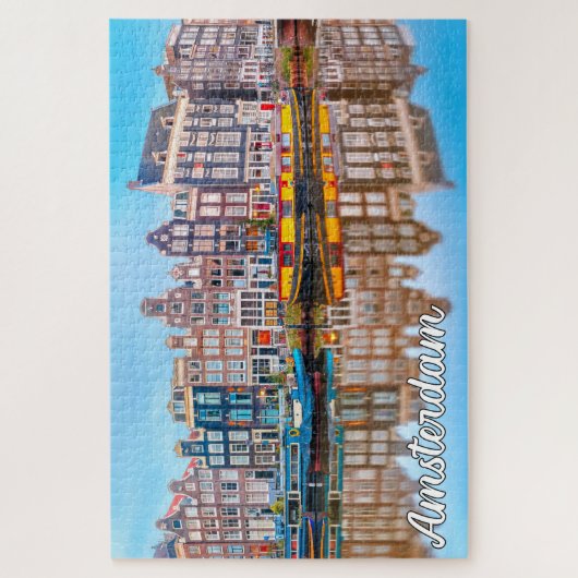 de stad Amsterdam , Nederland Legpuzzel (Verticaal)