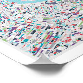 De stad Amsterdam Poster (Hoek)