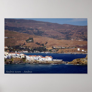 De stad Andros - Andros Poster