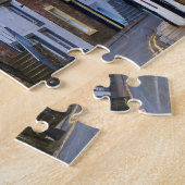 De stad Anstruther Scotland. Jigzaag Puzzle Legpuzzel (Zijkant)