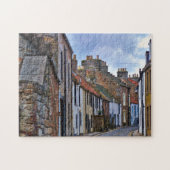De stad Anstruther Scotland. Jigzaag Puzzle Legpuzzel (Horizontaal)