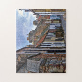 De stad Anstruther Scotland. Jigzaag Puzzle Legpuzzel (Verticaal)