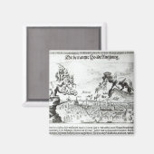 De stad Augsburg moest katholiek accepteren Magneet (Voorkant / Achterkant)