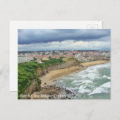 De stad Biarritz - een panoramisch uitzicht Briefkaart (Voorkant / Achterkant)