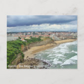 De stad Biarritz - een panoramisch uitzicht Briefkaart (Voorkant)