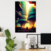 De stad binnenkomen poster (Thuiskantoor)