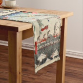 De stad bloeit, het Tanabata-festival. Korte Tafelloper (Voorbeeld)