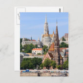 De stad Boedapest in Hongarije Briefkaart (Voorkant / Achterkant)