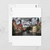 De stad Brugge, Belguim Briefkaart (Voorkant / Achterkant)