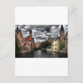 De stad Brugge, Belguim Briefkaart (Voorkant)