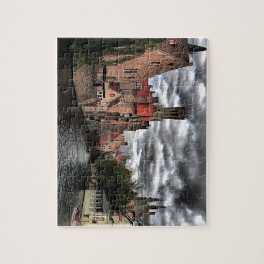 De stad Brugge, Belguim Legpuzzel (Verticaal)