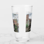 De stad Brugge in België Glas (Rechts)