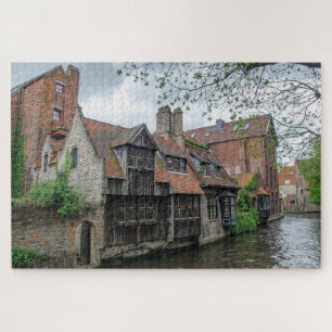 De stad Brugge in België Legpuzzel