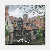 De stad Brugge in België Magneet (Voorkant)