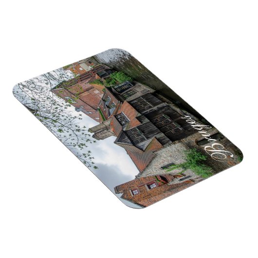 De stad Brugge in België Magneet (Rechterzijde)