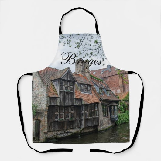 De stad Brugge in België Schort (Voorkant)