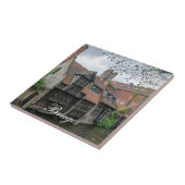 De stad Brugge in België Tegeltje (Zijkant)