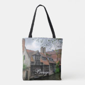 De stad Brugge in België Tote Bag (Achterkant)