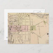 De stad Burlington in Vermont Briefkaart (Voorkant / Achterkant)