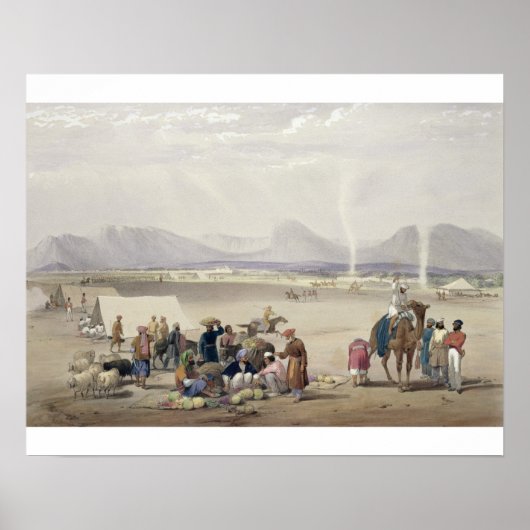 De stad Candahar, van 'Schetsen in Afghanistan' Poster (Voorkant)