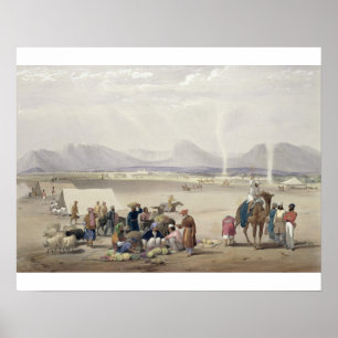 De stad Candahar, van 'Schetsen in Afghaunist' Poster