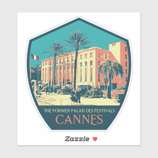 De stad Cannes Frankrijk, het voormalige Palais de Sticker (Vel)