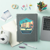 De stad Cannes Frankrijk, het voormalige Palais de Sticker (iPad Cover)