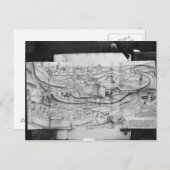 De stad Carcassonne, 1462 Briefkaart (Voorkant / Achterkant)