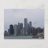 De stad Chicago Briefkaart (Voorkant)