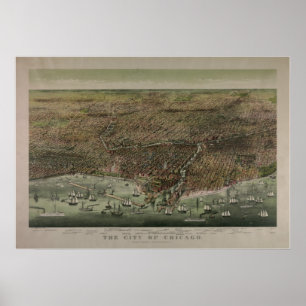 De stad Chicago Poster