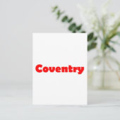 De stad Coventry in engeland Briefkaart (Staand voorkant)