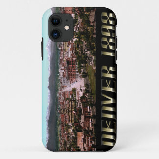 De stad Denver 1898 Case-Mate iPhone Case