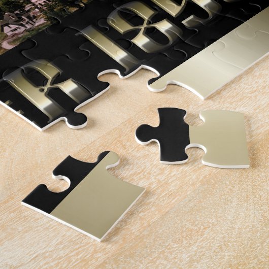 De stad Denver 1898 Legpuzzel (Zijkant)