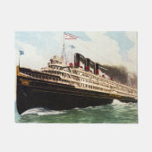 De stad Detroit III  Grote Meren Leren Lang Deurmat (Voorkant)