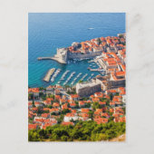 De stad Dubrovnik van boven Briefkaart (Voorkant)