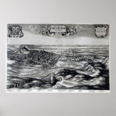 De stad Edinburgh uit het zuiden Poster (Voorkant)