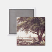 De stad en de haven van Philadelphia, van Magneet (Voorkant / Achterkant)