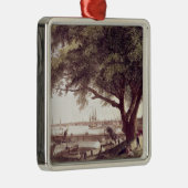 De stad en de haven van Philadelphia, van Metalen Ornament (Rechts)