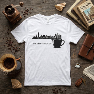 De Stad en Het Kopje Chicago Silhouet T-shirt